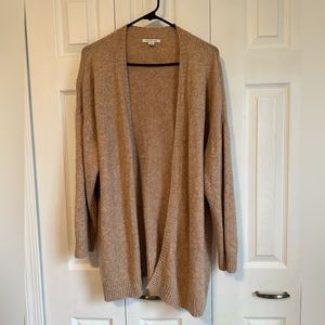 American Eagle beige long cardigan